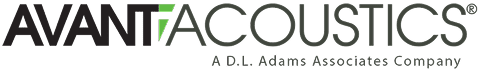 AVANT ACOUSTICS logo with company name.
