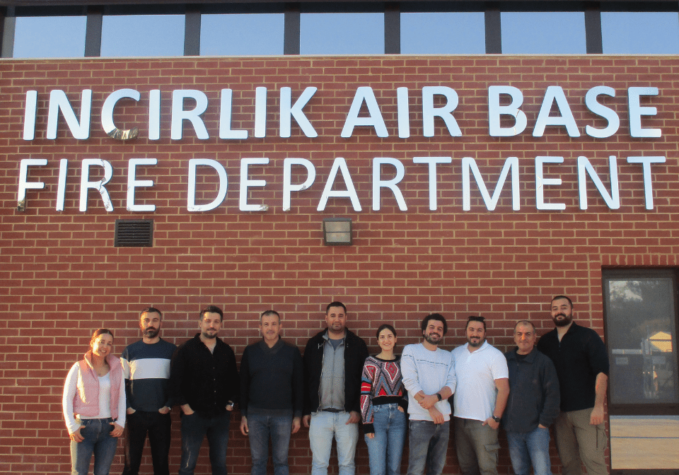 Group in front of Incirlik Air Base.